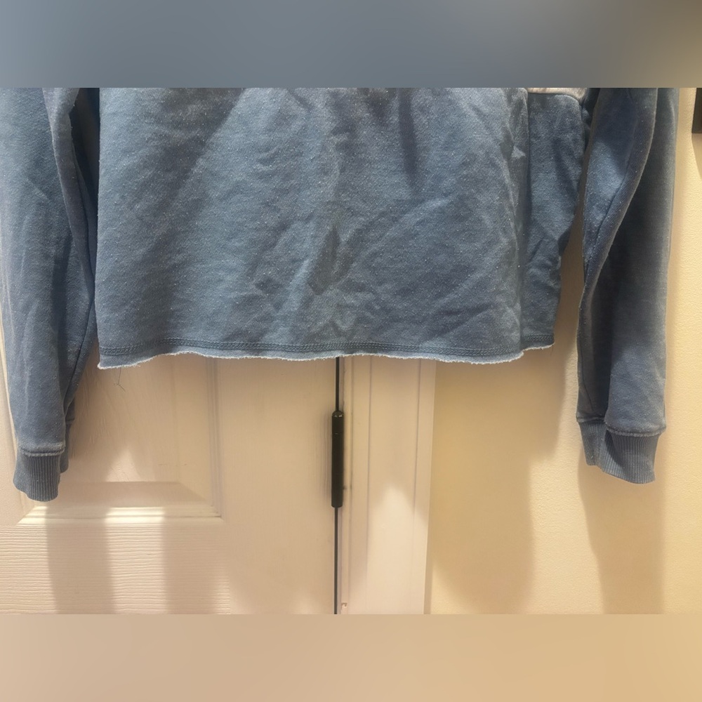Pink Rose Blue Lightweight Hoodie - Picture 4 of 7